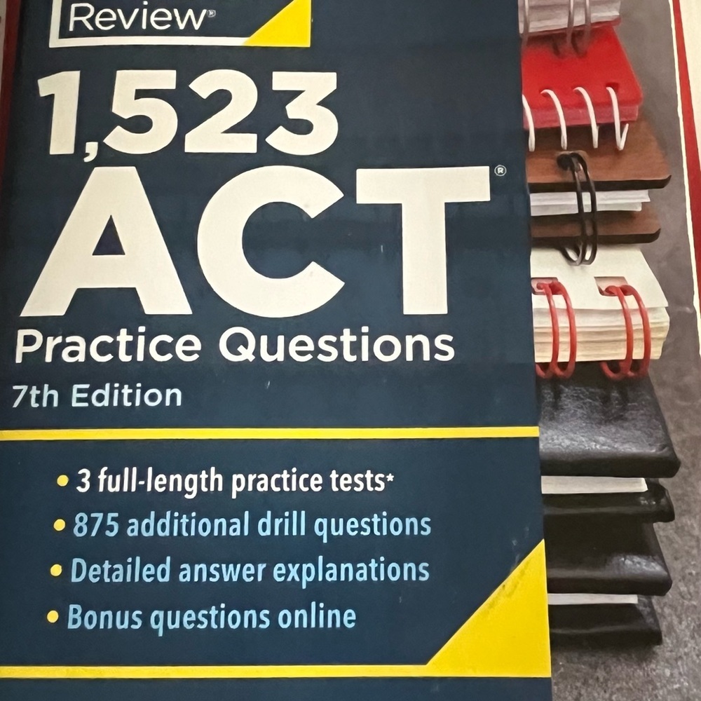 1,523 ACT Practice Questions, 7th Edition (Paperback)